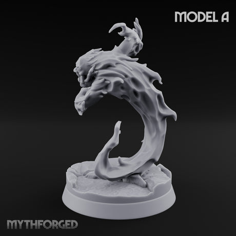 Clawing And Writhing Oni Minion A Miniature for Dungeons and Dragons, Pathfinder or other TTRPGs