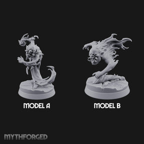Clawing And Writhing Oni Minions Miniature for Dungeons and Dragons, Pathfinder or other TTRPGs