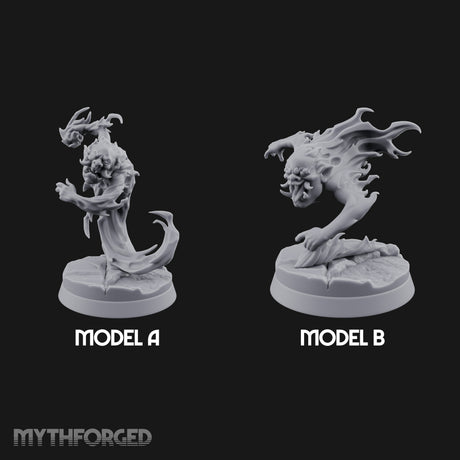 Clawing And Writhing Oni Minions Miniature for Dungeons and Dragons, Pathfinder or other TTRPGs