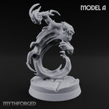 Clawing And Writhing Oni Minions Miniature for Dungeons and Dragons, Pathfinder or other TTRPGs