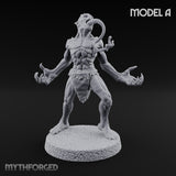 Clawing Ravenously Ghoul A Miniature for Dungeons and Dragons, Pathfinder or other TTRPGs