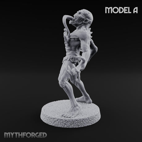 Clawing Ravenously Ghoul A Miniature for Dungeons and Dragons, Pathfinder or other TTRPGs