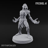Clawing Ravenously Ghoul A Miniature for Dungeons and Dragons, Pathfinder or other TTRPGs