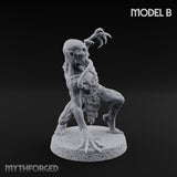 Clawing Ravenously Ghoul B Miniature for Dungeons and Dragons, Pathfinder or other TTRPGs