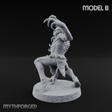 Clawing Ravenously Ghoul B Miniature for Dungeons and Dragons, Pathfinder or other TTRPGs