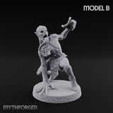 Clawing Ravenously Ghoul B Miniature for Dungeons and Dragons, Pathfinder or other TTRPGs