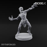 Clawing Ravenously Ghoul C Miniature for Dungeons and Dragons, Pathfinder or other TTRPGs