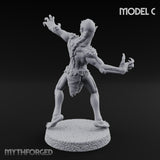 Clawing Ravenously Ghoul C Miniature for Dungeons and Dragons, Pathfinder or other TTRPGs