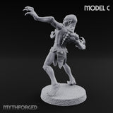 Clawing Ravenously Ghoul C Miniature for Dungeons and Dragons, Pathfinder or other TTRPGs