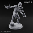 Clawing Ravenously Ghoul E Miniature for Dungeons and Dragons, Pathfinder or other TTRPGs