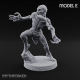 Clawing Ravenously Ghoul E Miniature for Dungeons and Dragons, Pathfinder or other TTRPGs
