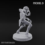 Clawing Ravenously Ghoul Pack Miniature for Dungeons and Dragons, Pathfinder or other TTRPGs