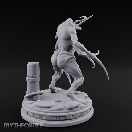Claws Raised Maw Gaping Denizen of Leng Miniature for Dungeons and Dragons, Pathfinder or other TTRPGs