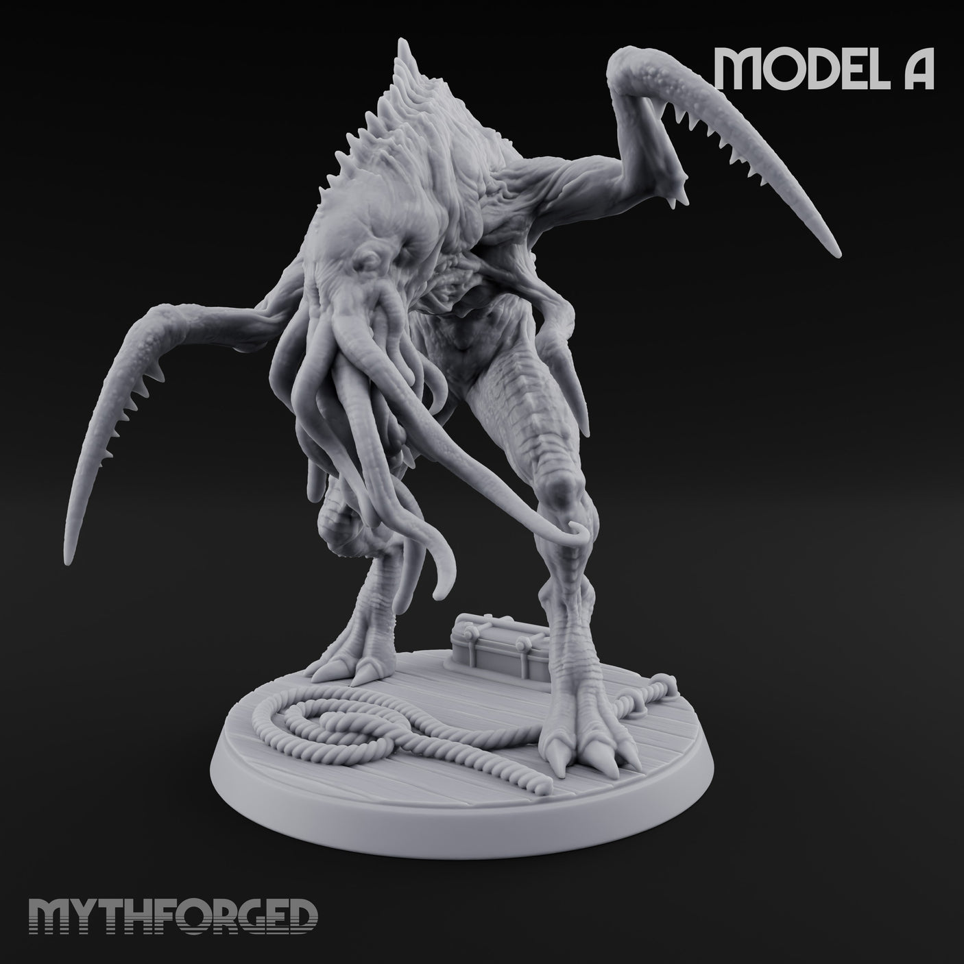 Claws Reaching Star Spawn Reaper A Miniature for Dungeons and Dragons, Pathfinder or other TTRPGs