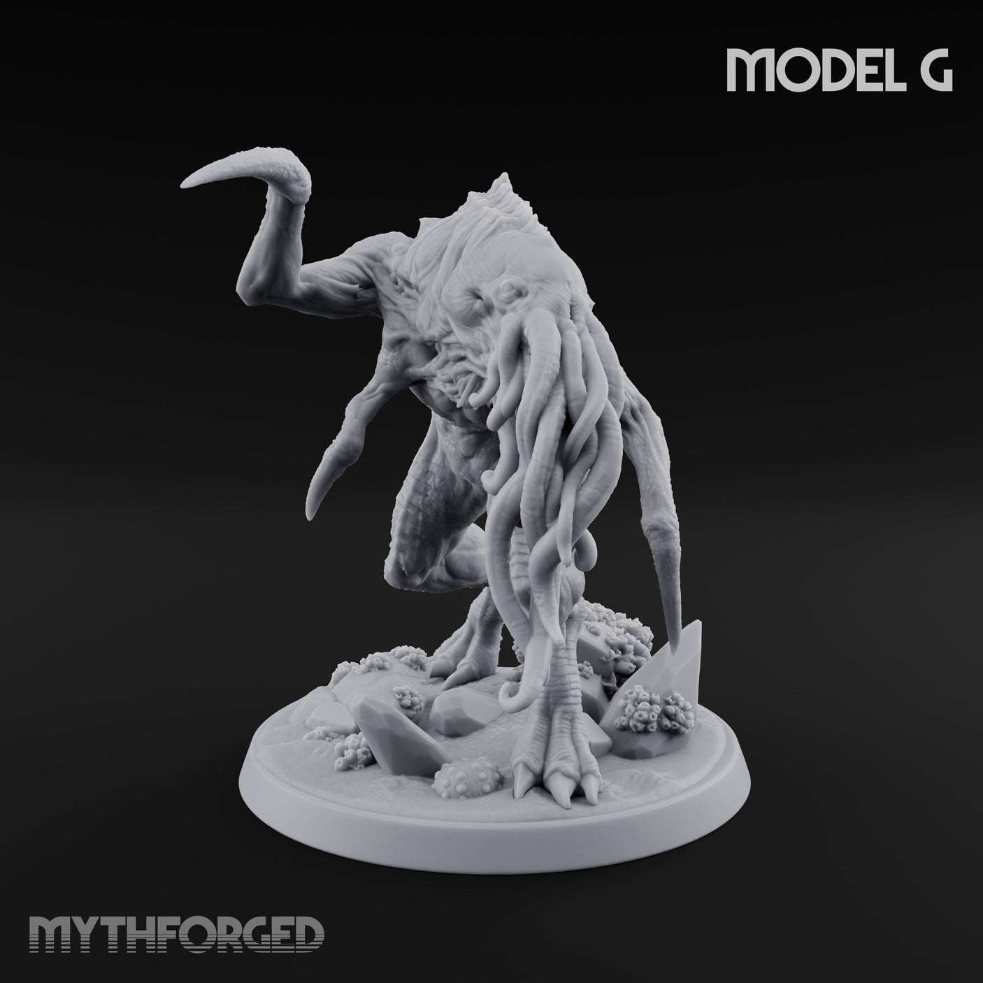 Claws Reaching Star Spawn Reaper G Miniature for Dungeons and Dragons, Pathfinder or other TTRPGs