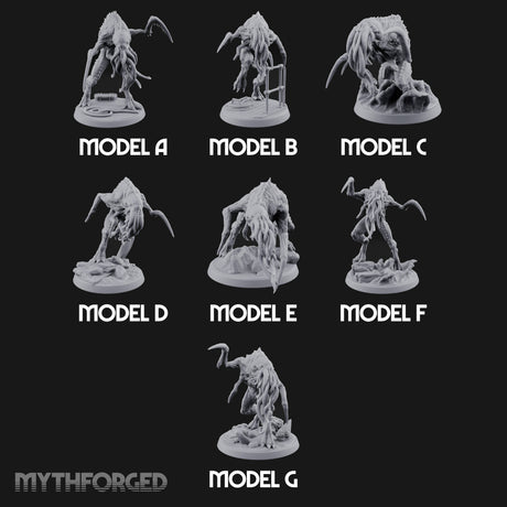Claws Reaching Star Spawn Reapers Miniature for Dungeons and Dragons, Pathfinder or other TTRPGs
