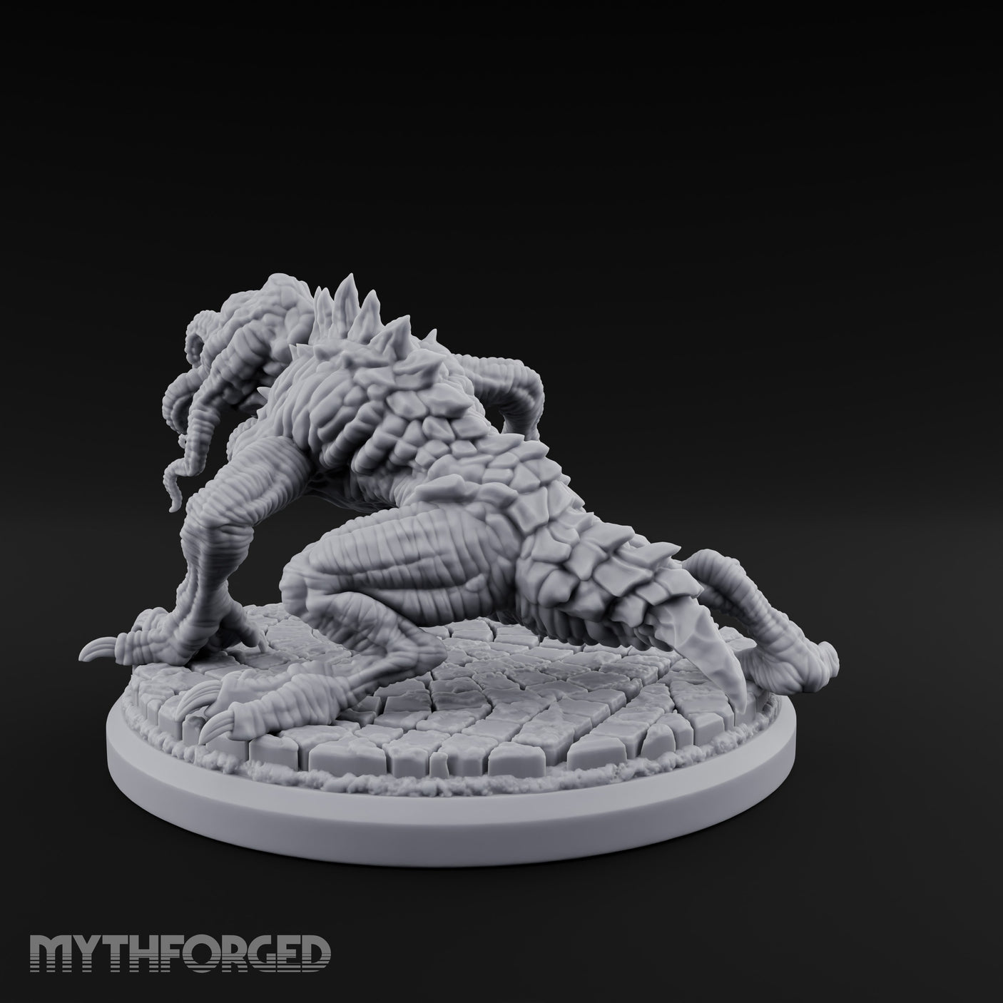 Claws Scraping Hunting Horror Miniature for Dungeons and Dragons, Pathfinder or other TTRPGs