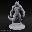 Claws Splayed Looming Werebear Abomination Miniature for Dungeons and Dragons, Pathfinder or other TTRPGs
