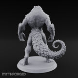 Claws Splayed Looming Werebear Abomination Miniature for Dungeons and Dragons, Pathfinder or other TTRPGs