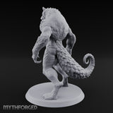 Claws Splayed Looming Werebear Abomination Miniature for Dungeons and Dragons, Pathfinder or other TTRPGs