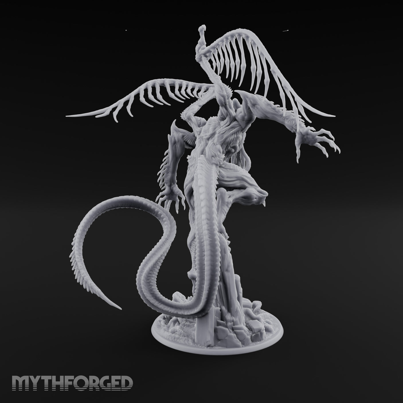 Claws Splaying Star Spawn Abomination Miniature for Dungeons and Dragons, Pathfinder or other TTRPGs