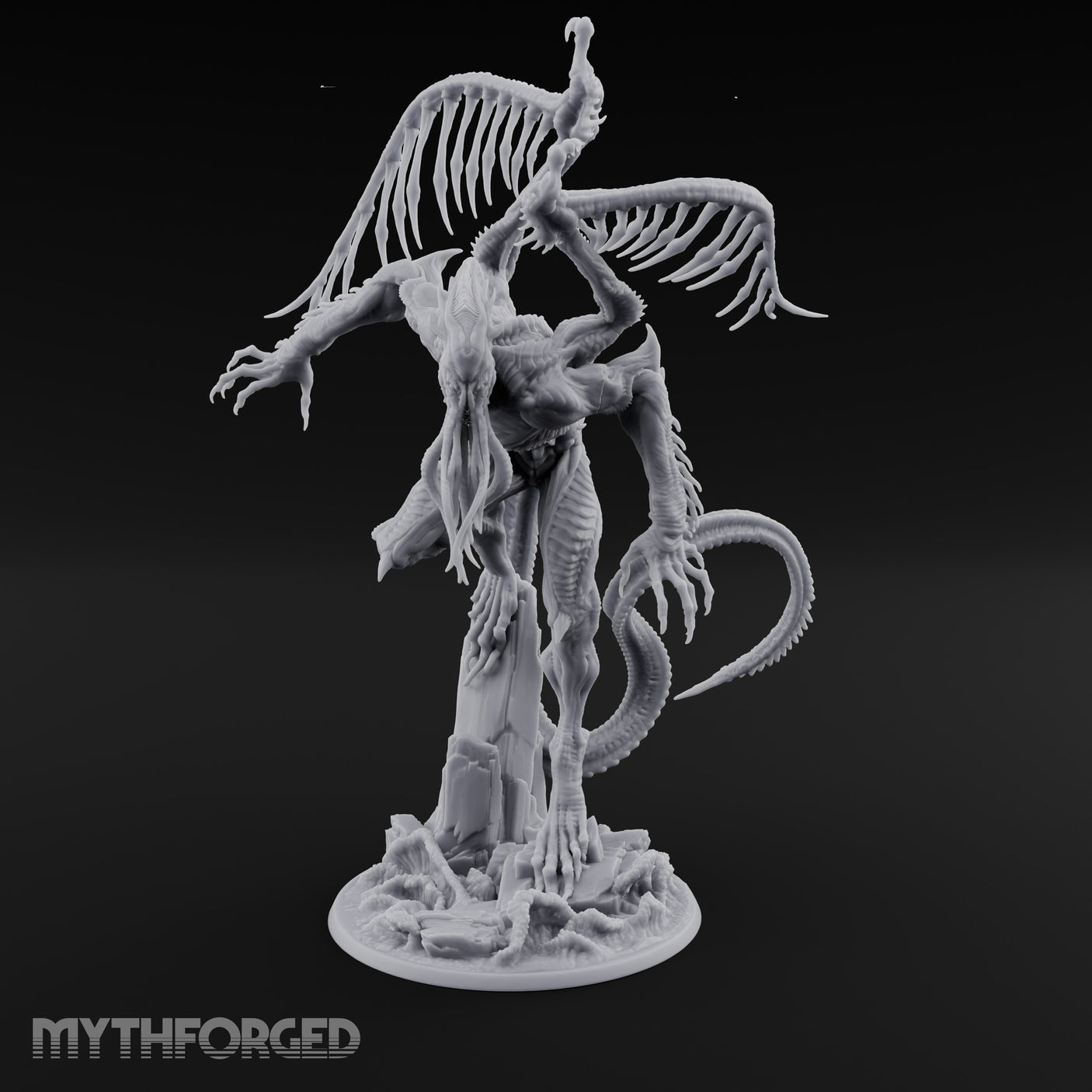 Claws Splaying Star Spawn Abomination Miniature for Dungeons and Dragons, Pathfinder or other TTRPGs
