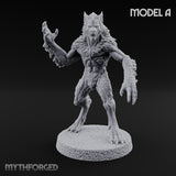 Claws Swiping Werewolf A Miniature for Dungeons and Dragons, Pathfinder or other TTRPGs