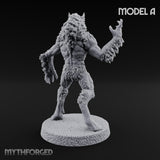 Claws Swiping Werewolf A Miniature for Dungeons and Dragons, Pathfinder or other TTRPGs