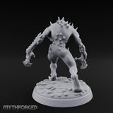 Claws Wide Snarling Zombie Hunter Miniature for Dungeons and Dragons, Pathfinder or other TTRPGs