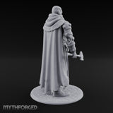 Cleaver Clutching Human Plague Doctor Miniature for Dungeons and Dragons, Pathfinder or other TTRPGs