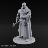 Cleaver Clutching Human Plague Doctor Miniature for Dungeons and Dragons, Pathfinder or other TTRPGs