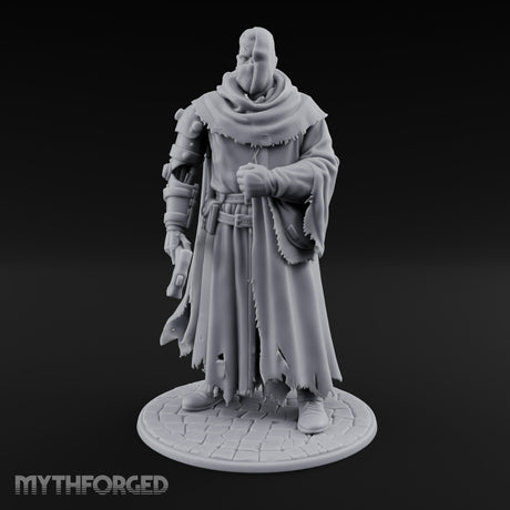 Cleaver Clutching Human Plague Doctor Miniature for Dungeons and Dragons, Pathfinder or other TTRPGs