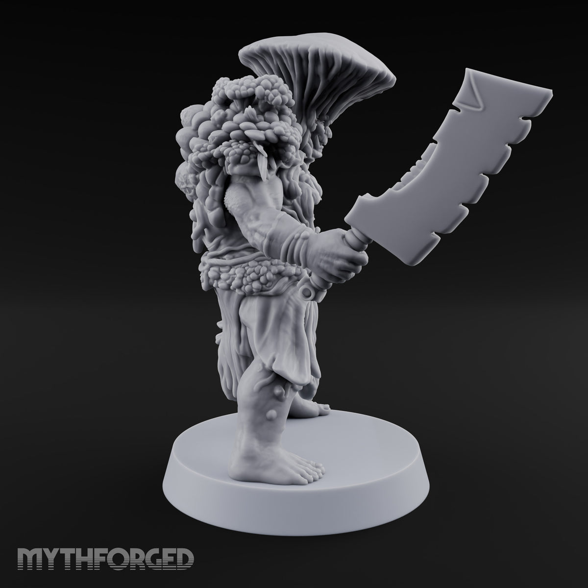 Chest Maw Chewing Over Its Options Myconid Cleaver Warriors — A