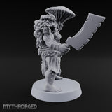 Chest Maw Chewing Over Its Options Myconid Cleaver Warriors — A