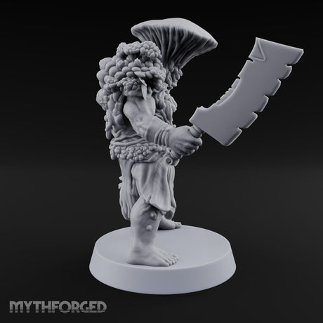 Chest Maw Chewing Over Its Options Myconid Cleaver Warriors — A