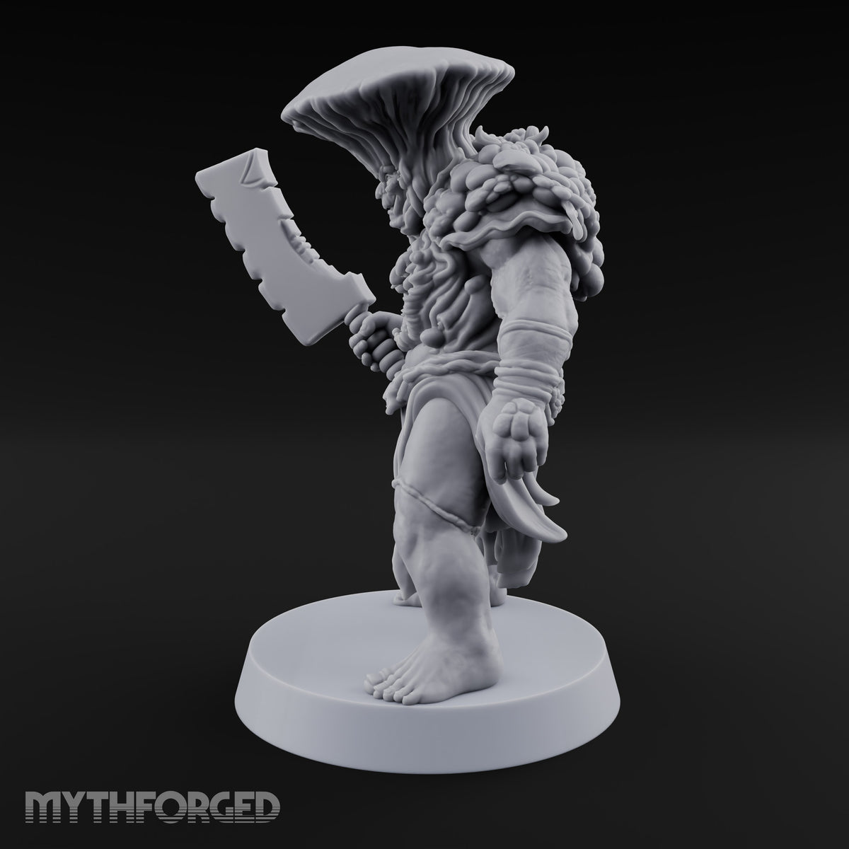Chest Maw Chewing Over Its Options Myconid Cleaver Warrior A