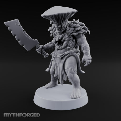 Chest Maw Chewing Over Its Options Myconid Cleaver Warrior A