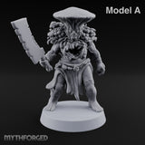 Chest Maw Chewing Over Its Options Myconid Cleaver Warriors — A
