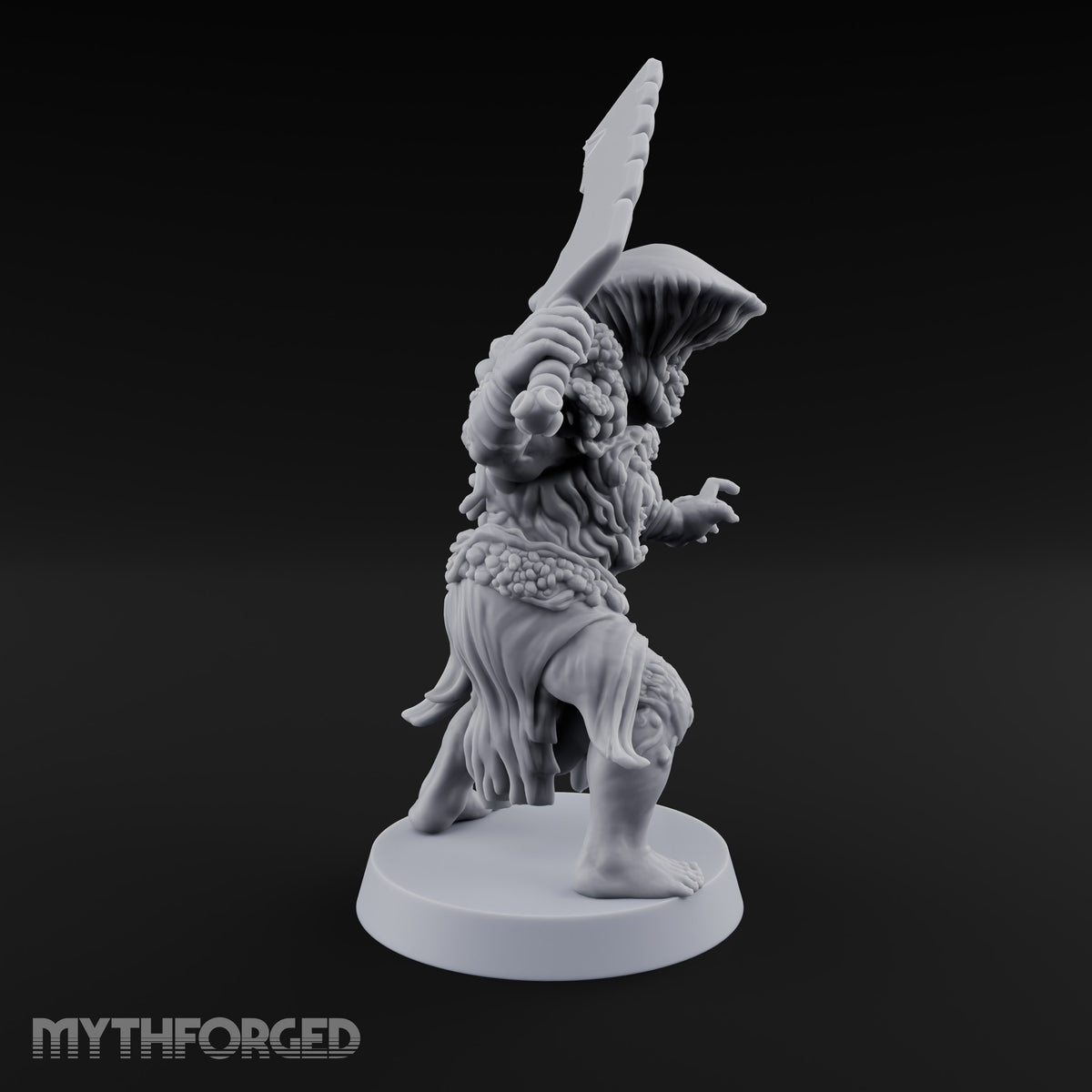 Chest Maw Chewing Over Its Options Myconid Cleaver Warrior B