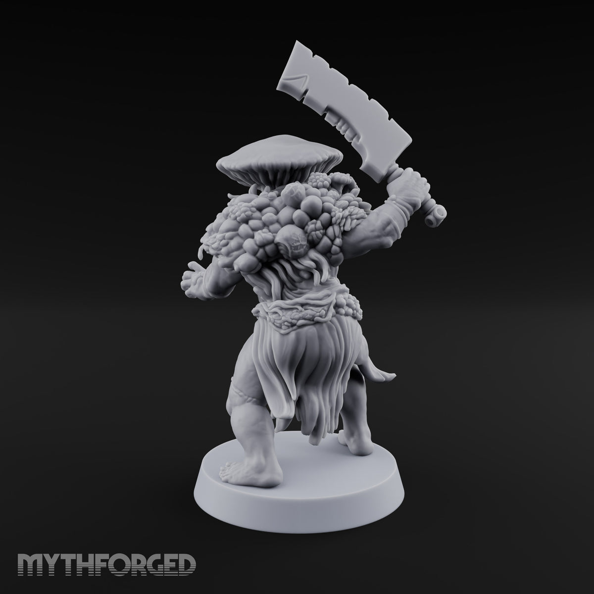 Chest Maw Chewing Over Its Options Myconid Cleaver Warrior B