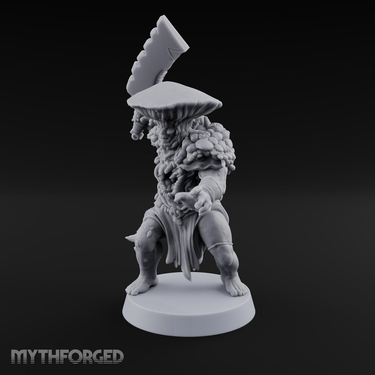 Chest Maw Chewing Over Its Options Myconid Cleaver Warrior B