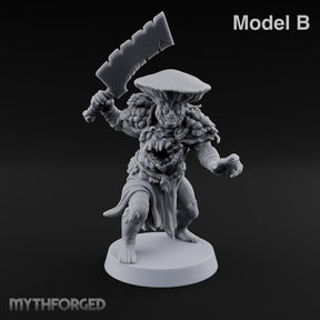 Chest Maw Chewing Over Its Options Myconid Cleaver Warrior B