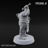Cleaver Wielding Plague Butcher A Miniature for Dungeons and Dragons, Pathfinder or other TTRPGs