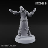 Cleaver Wielding Plague Butcher B Miniature for Dungeons and Dragons, Pathfinder or other TTRPGs