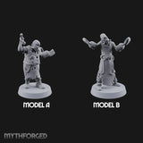 Cleaver Wielding Plague Butchers Miniature for Dungeons and Dragons, Pathfinder or other TTRPGs