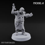 Cleaver Wielding Plague Butchers Miniature for Dungeons and Dragons, Pathfinder or other TTRPGs
