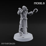 Cleaver Wielding Plague Butchers Miniature for Dungeons and Dragons, Pathfinder or other TTRPGs