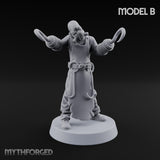 Cleaver Wielding Plague Butchers Miniature for Dungeons and Dragons, Pathfinder or other TTRPGs