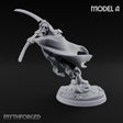Cloak Billowing Blade Slashing Wraith Reaper A Miniature for Dungeons and Dragons, Pathfinder or other TTRPGs