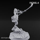 Cloak Billowing Blade Slashing Wraith Reaper A Miniature for Dungeons and Dragons, Pathfinder or other TTRPGs